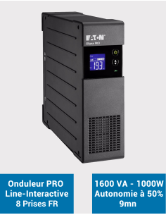 EATON Inversor Elipse PRO ELP1600FR 1600VA 1000W
