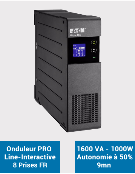 EATON Ellipse UPS PRO ELP1600FR 1600VA 1000W