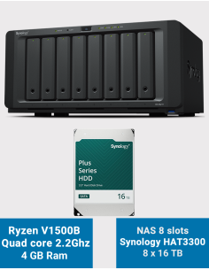 Synology DS1821+ 8-bay NAS Server HAT3300 128TB (8x16TB)