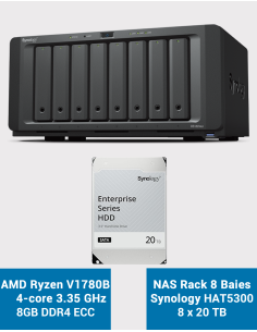 Synology DS1823xs+ NAS Server HAT5300 160TB (8x20TB)