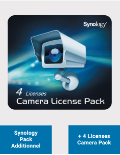 Synology Pack 4 licenses for additional cameras