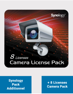 Synology Pack 8 licences pour caméras supplémentaires