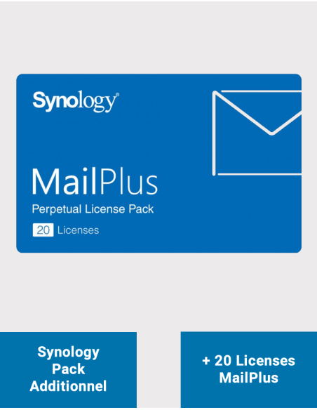 Synology Pack de 20 licencias adicionales de MailPlus