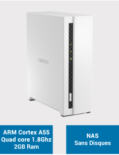 Qnap TS-133 NAS Server (Diskless)