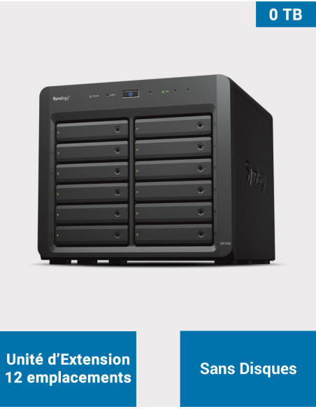 Synology DX1222 12-bay expansion unit (Diskless)