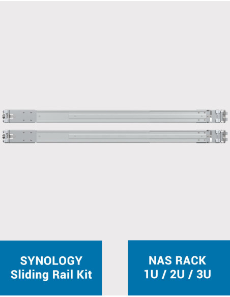 Synology RKS02 Sliding Rail Kit (For 1U / 2U / 3U chassis)