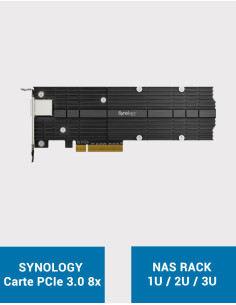 Synology Carte réseau 10GbE + Cache SSD M.2