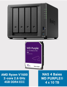 Synology DS923+ 4GB NAS Server WD PURPLE 40TB (4x10TB)