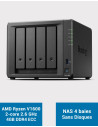 Synology DS923+ 4GB Servidor NAS (Sin Discos)
