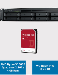Synology RS1221+ Servidor NAS Rack WD RED PRO 48TB (8x6TB)