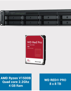 Synology RS1221+ NAS Rack Server WD RED PRO 64TB (8x8TB)
