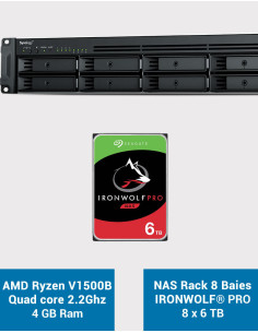 Synology RS1221+ NAS Rack Server IRONWOLF PRO 48TB (8x6TB)