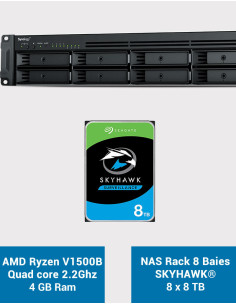 Synology RS1221+ Serveur NAS Rack SKYHAWK 64To (8x8To)