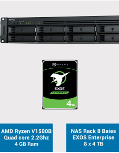 Synology RS1221+ Serveur NAS Rack EXOS Enterprise 32To (8x4To)