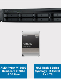 Synology RS1221+ NAS Rack Server HAT5300 32TB (8x4TB)