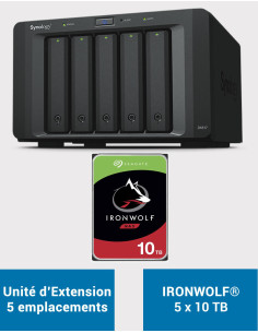 Synology DX517 Expansion Unit IRONWOLF 50TB (5x10TB)