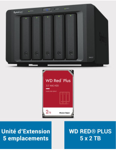 Synology DX517 Expansion Unit WD RED PLUS 10TB (5x2TB)
