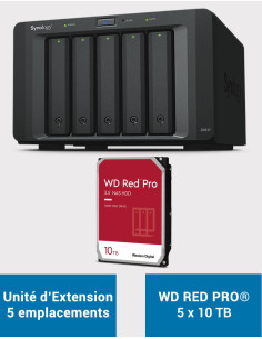 Synology DX517 Expansion Unit WD RED PRO 50TB (5x10TB)