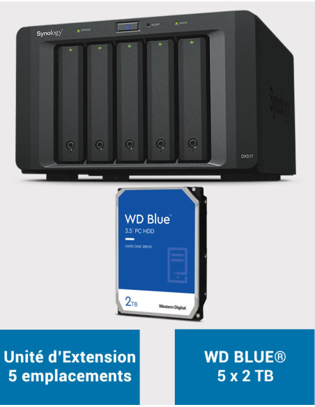 Synology DX517 Expansion Unit WD BLUE 10TB (5x2TB)