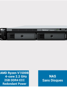Synology RackStation RS822RP+ 1U Servidor NAS de 4 bahías (Sin discos)