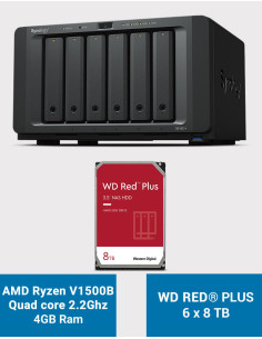 Synology DS1621+ NAS Server WD RED PLUS 48TB (6x8TB)