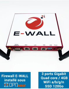 Firewall Appliance AP234 under OPNsense® 3 ports WIFI 4GB SSD 120GB