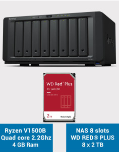 Synology DS1821+ 8-bay NAS Server WD RED PLUS 16TB (8x2TB)