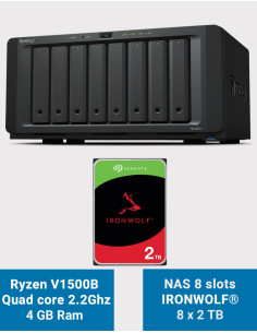 Synology DS1821+ 8-bay NAS Server IRONWOLF 16TB (8x2TB)