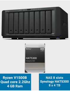 Synology DS1821+ 8-bay NAS Server HAT5300 32TB (8x4TB)