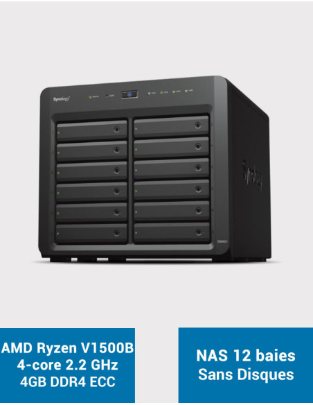 Synology DS2422+ 12-Bay NAS Server (No Disks)
