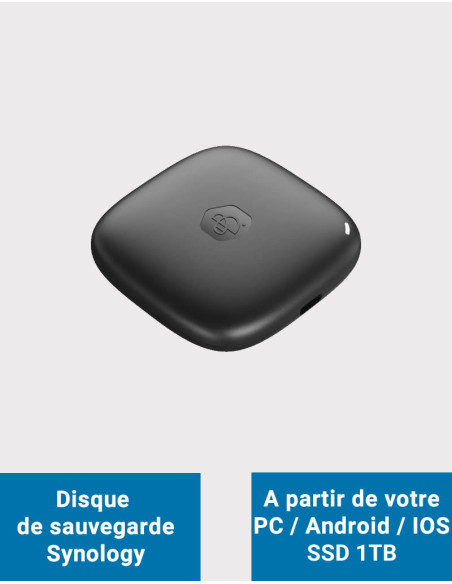 Synology BDS70 1TB Solid State Backup Drive for Mobile User