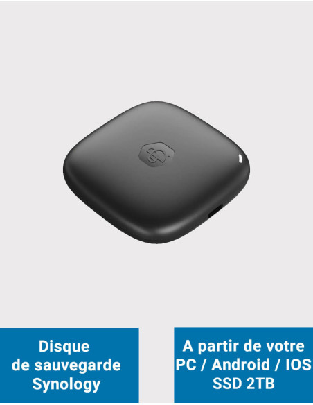 Synology BDS70 2TB Solid State Backup Drive for Mobile User