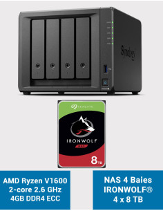 Synology DS923+ 4GB NAS Server IRONWOLF 32TB (4x8TB)