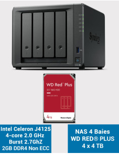 Synology DS423+ 2GB NAS Server WD RED PLUS 16TB (4x4TB)
