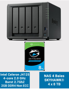 Synology DS423+ 2GB NAS Server SKYHAWK 32TB (4x8TB)