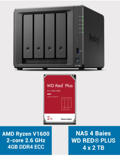 Synology DS923+ 4GB NAS Server WD RED PLUS 8TB (4x2TB)