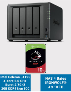 Synology DS423+ 2GB NAS Server IRONWOLF 40TB (4x10TB)
