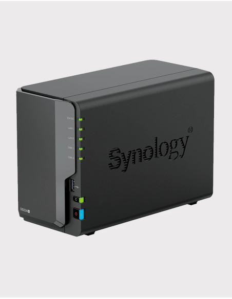 Synology DiskStation DS224+ 2GB NAS Server WD RED PLUS 16TB (2x8TB)