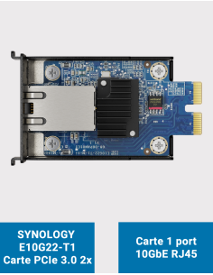Synology E10G22-T1-Mini Carte d'extension 10GBE RJ45